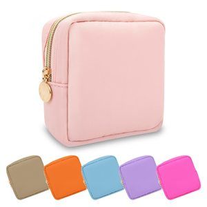 Mini Makeup Pouch For Purse, Small Cosmetic Bag Pouch Nylon Travel Toiletry🐋